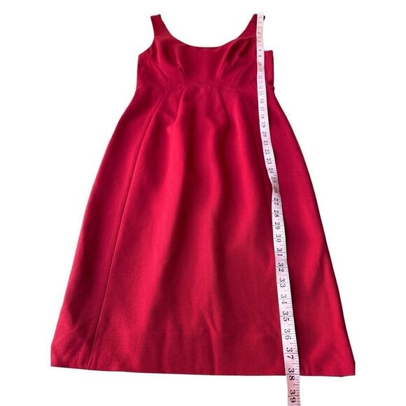 Diane von Furstenberg Red Geovana Sheath Sleeveless Dress Size 2 - Picture 13 of 13